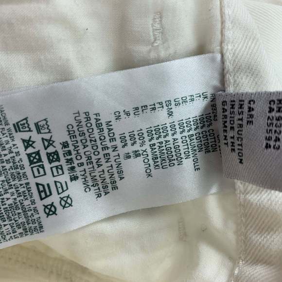 DIESEL White Black Cotton Cropped High Waisted Jeans - Picture 4 of 6